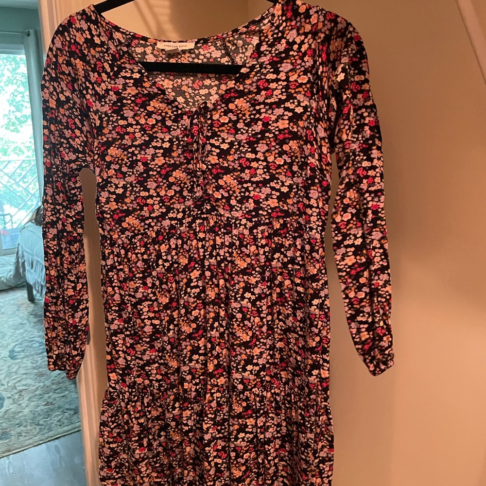 American Eagle Long Sleeve Floral Dress